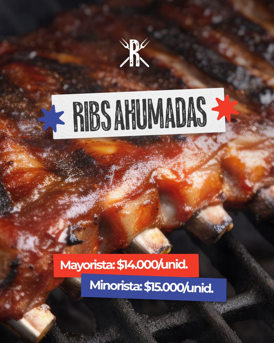 Foto de Ribs ahumadas publicada por Ahumados Romano